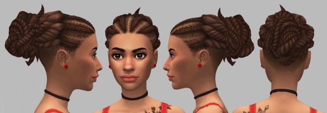 Sims 4 Galaxy Hair at Saurus Sims