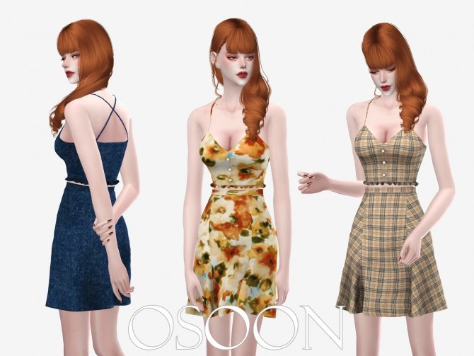 Sims 4 Frill Swimsuit at Osoon