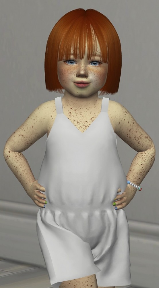 Sims 4 LEAH LILLITH CASSIE HAIR KIDS AND TODDLER VERSION by Thiago Mitchell at REDHEADSIMS
