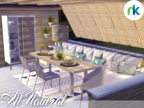 Sims 4 Al Natural Outdoor Dining by Nikadema at TSR