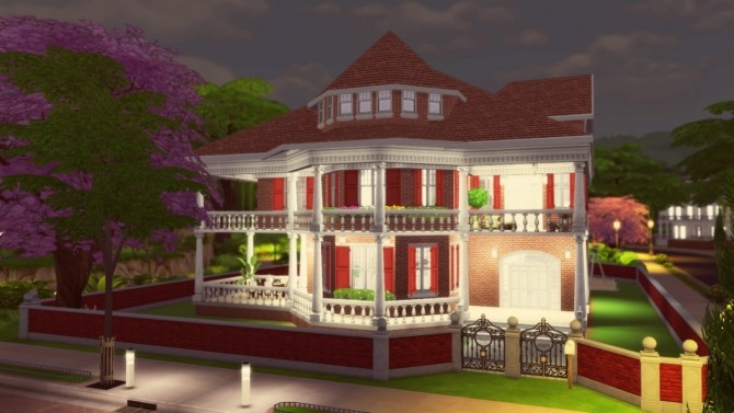 Sims 4 Brick House at Simming With Mary