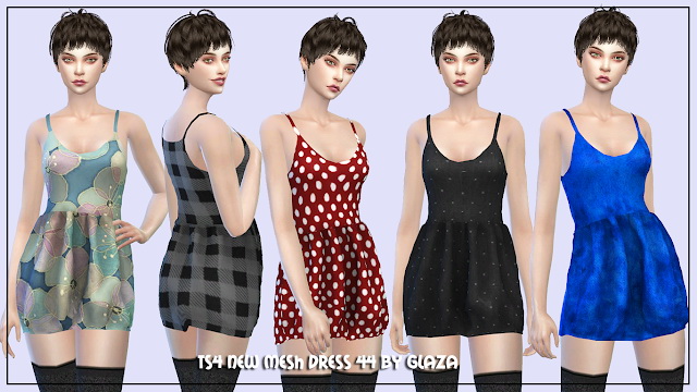 Sims 4 Dress 44 at All by Glaza