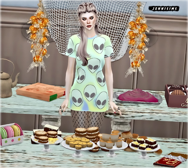 Sims 4 Decorative Food Clutter 11 Items at Jenni Sims