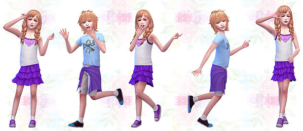 Sims 4 Combination pose 05 at A luckyday