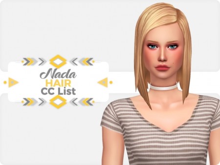 Nada Hair: CC Used List at Nords-Sims