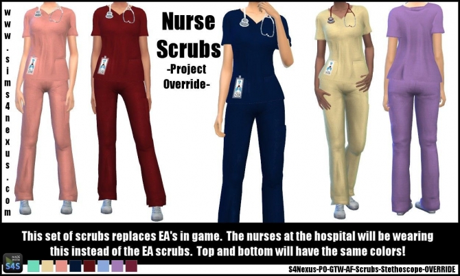 Sims 4 Doctor Outfits