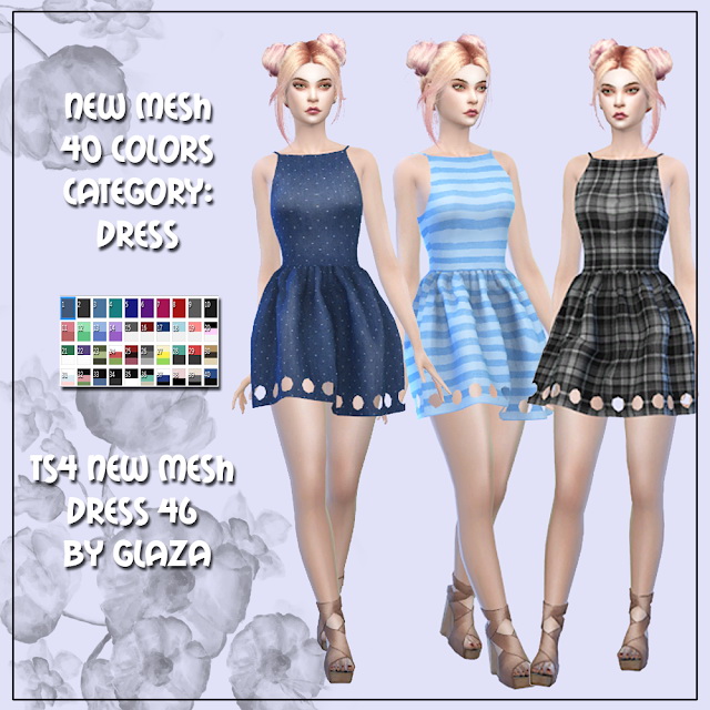 Sims 4 Dress 46 at All by Glaza