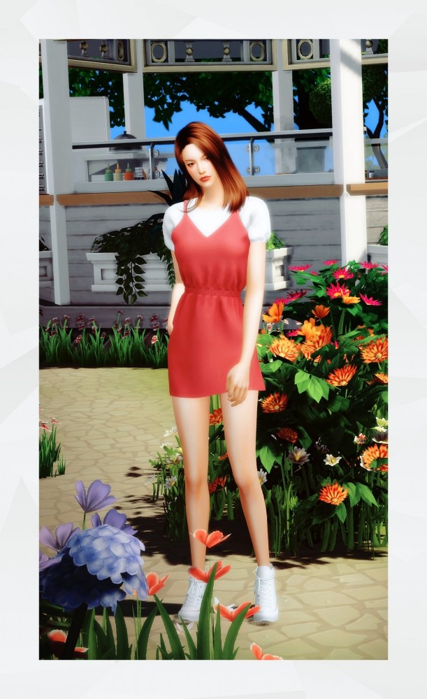 Sims 4 Usagi Bustier Short Dress at Gorilla