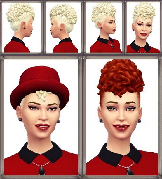 Sims 4 Fancy Curls Hair at Birksches Sims Blog