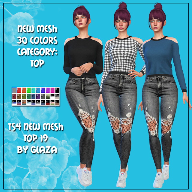 Sims 4 Top 19 at All by Glaza