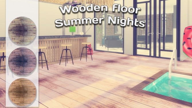 Sims 4 Wooden Floor Summer Nights at Simming With Mary