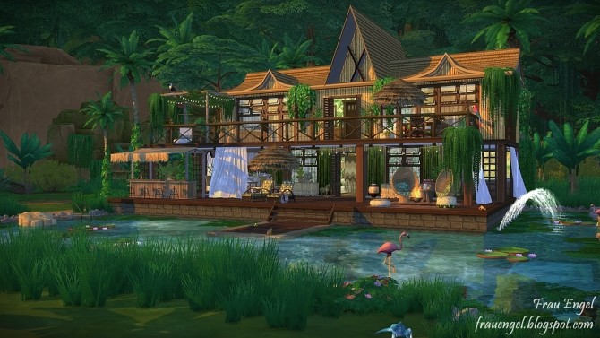 Sims 4 Villa Wild Lily at Frau Engel
