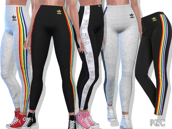 Sims 4 Athletic Pants 010 by Pinkzombiecupcakes at TSR