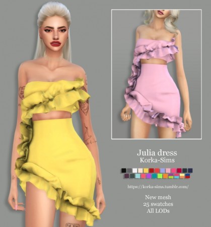 Julia dress at Korka-Sims