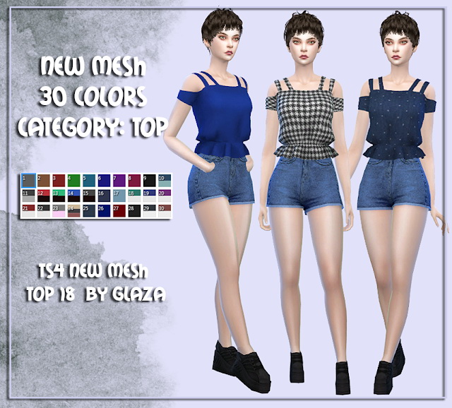Sims 4 Top 18 at All by Glaza