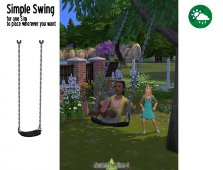 Simple Swing by Sandy at Around the Sims 4