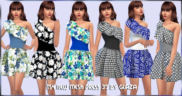 Sims 4 Dress 39 at All by Glaza