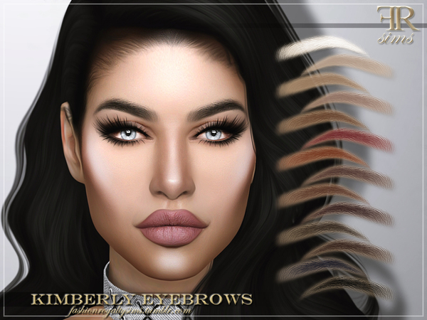 Sims 4 FRS Kimberly Eyebrows by FashionRoyaltySims at TSR