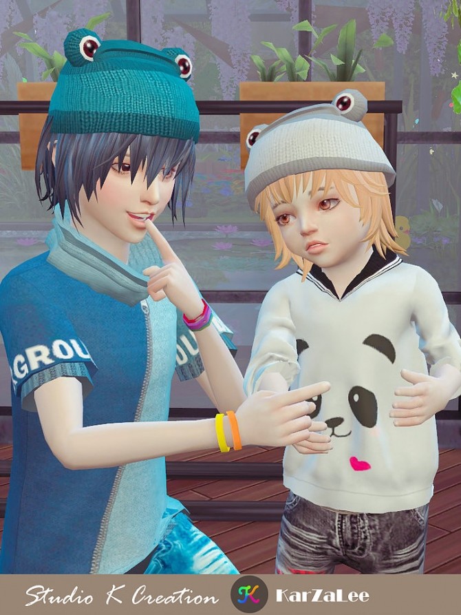 Sims 4 Frog Hat for child at Studio K Creation