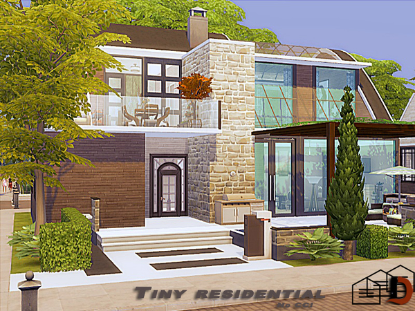 Sims 4 Tiny residential by Danuta720 at TSR