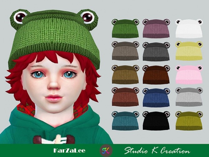 Sims 4 Frog Hat for toddler at Studio K Creation