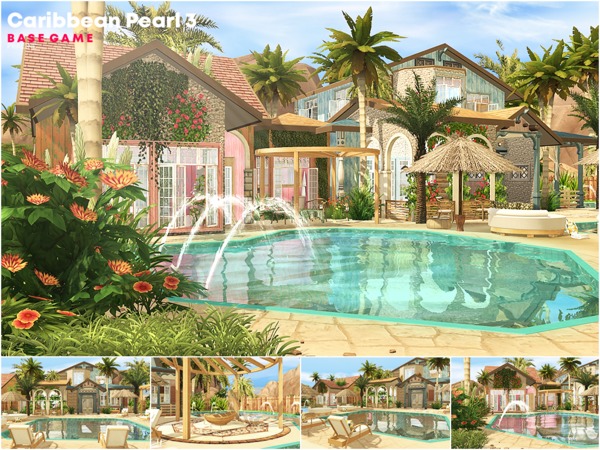 Sims 4 Caribbean Pearl 3 by Pralinesims at TSR