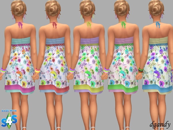 Sims 4 Sundress Ellie by dgandy at TSR