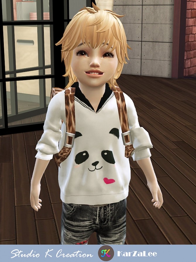 Sims 4 Type M sweatshirt toddler version at Studio K Creation
