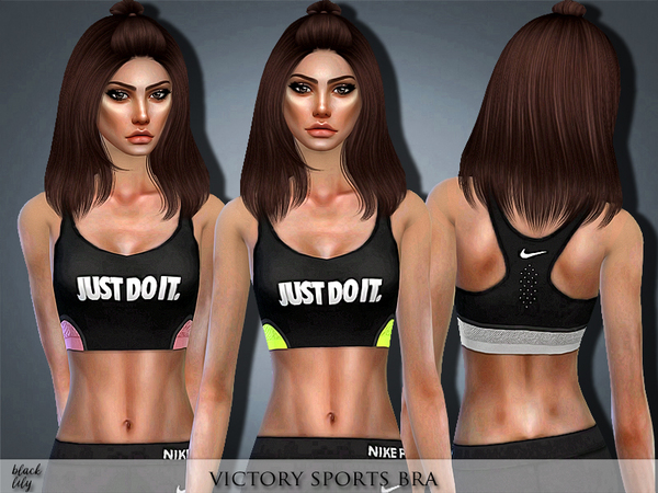 Sims 4 Victory Sports Bra by Black Lily at TSR