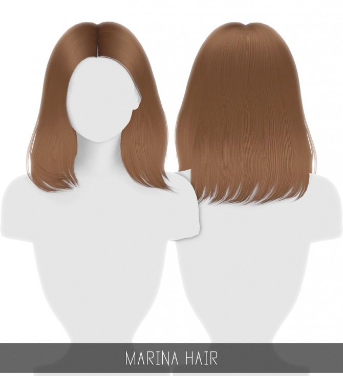 Sims 4 MARINA HAIR at Simpliciaty