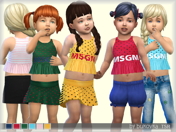 Sims 4 Shirt MSGM by bukovka at TSR