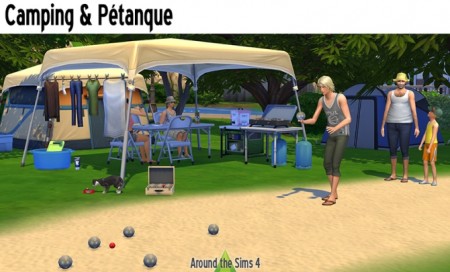 Camping & Pétanque by Sandy at Around the Sims 4