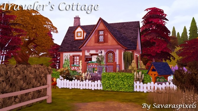 Sims 4 Traveler’s Cottage at Savara’s Pixels