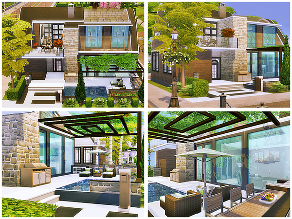 Sims 4 Tiny residential by Danuta720 at TSR