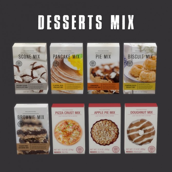 Sims 4 Desserts Mix at Leo Sims