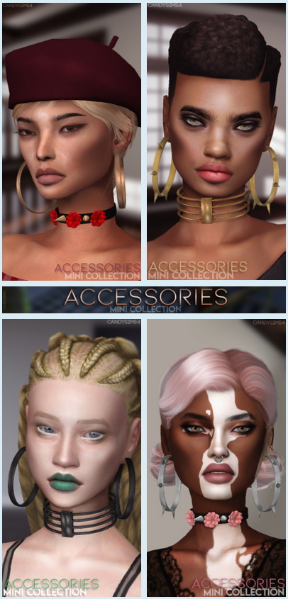 Sims 4 ACCESSORIES MINI COLLECTION at Candy Sims 4