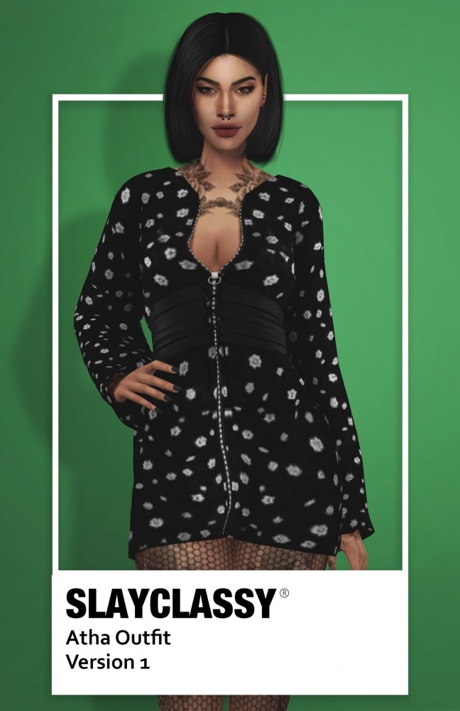 Sims 4 Dress, top and jeans at Slay Classy