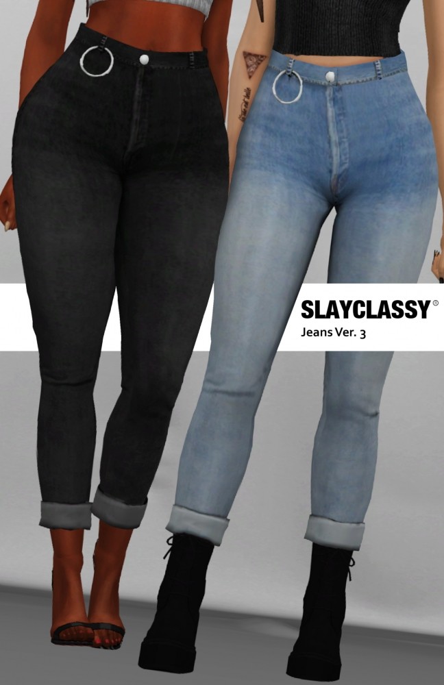 Sims 4 Dress, top and jeans at Slay Classy