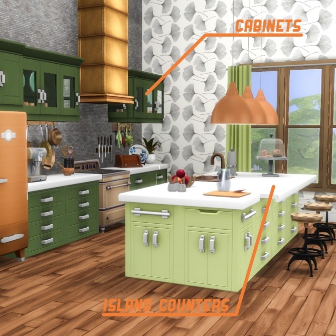 Sims 4 Selvadorian Kitchen Jungle Adventures Kitchen Redone at Simsational Designs