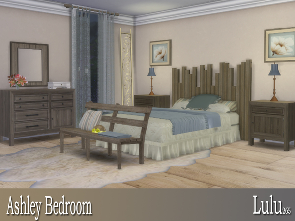 Sims 4 Ashley Bedroom Set by Lulu265 at TSR
