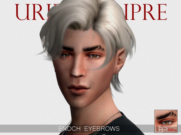 Sims 4 Enoch eyebrows by Urielbeaupre at TSR