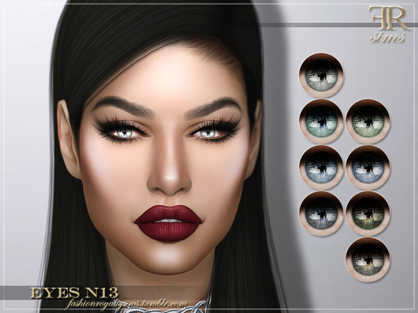 Sims 4 FRS Eyes N13 by FashionRoyaltySims at TSR
