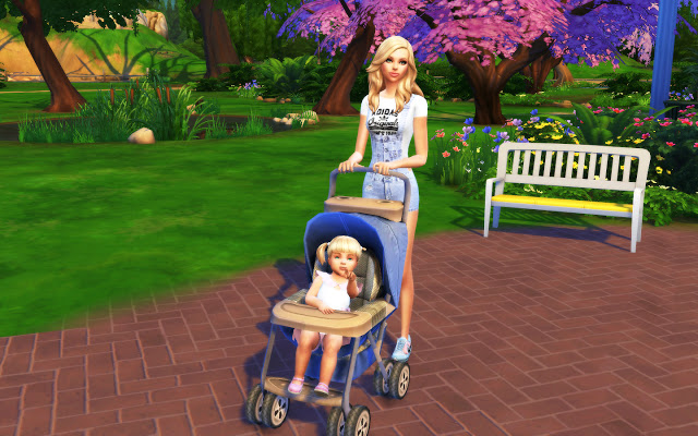 Sims 4 Stroller Pose Pack at MSQ Sims