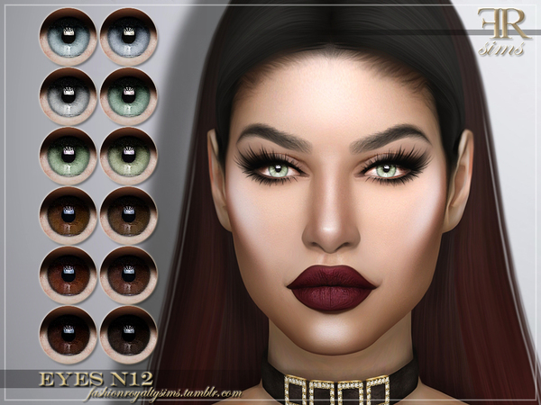 Sims 4 FRS Eyes N12 by FashionRoyaltySims at TSR