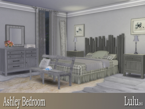 Sims 4 Ashley Bedroom Set by Lulu265 at TSR