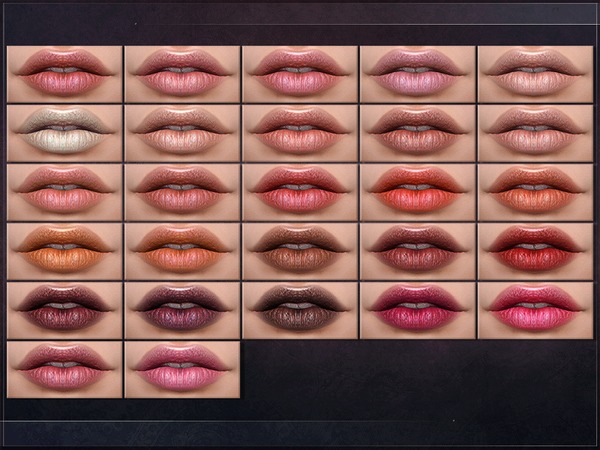 Sims 4 Fourier Lipstick by RemusSirion at TSR
