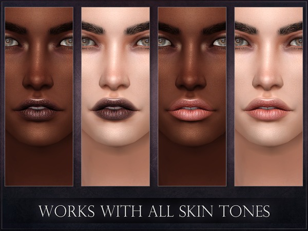 Sims 4 Fourier Lipstick by RemusSirion at TSR