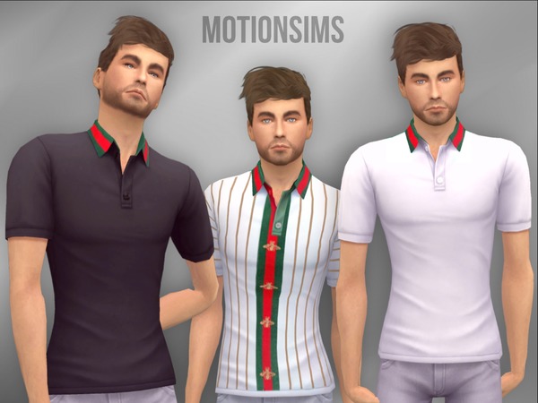 Sims 4 Designer Polos by motionsims at TSR