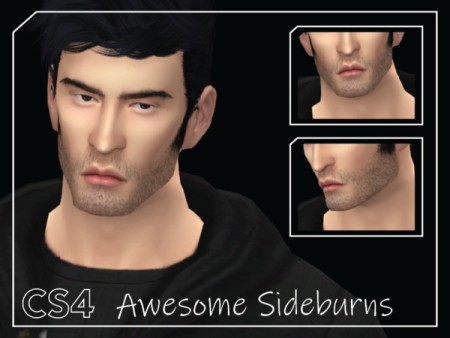 Awesome Sideburns by Choi Sims 4 at TSR