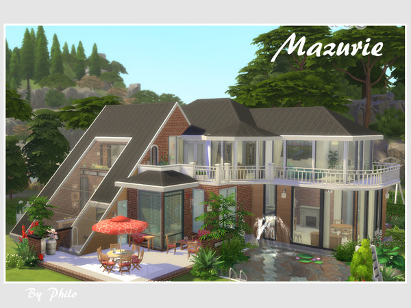 Sims 4 Mazurie house by philo at TSR